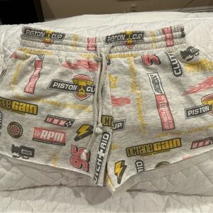 DISNEY PIXAR Cars Lightning McQueen PJ Lounge Shorts  NWOT